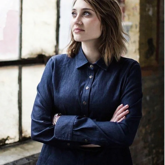 Tradlands Hatteras Pop Over Denim Shirt - Picture 2 of 14